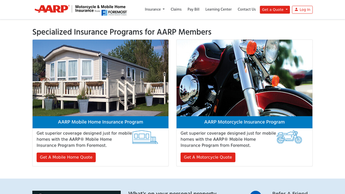 Aarp Mobile Home Insurance And
