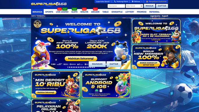 Ligaciputra - Superliga168 Daftar Game Online Kreasi Populer