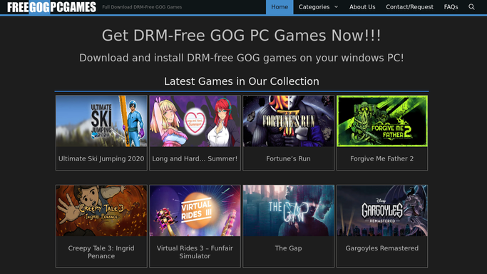 Free GOG PC Games - DRM-Free Download Full GOG Games