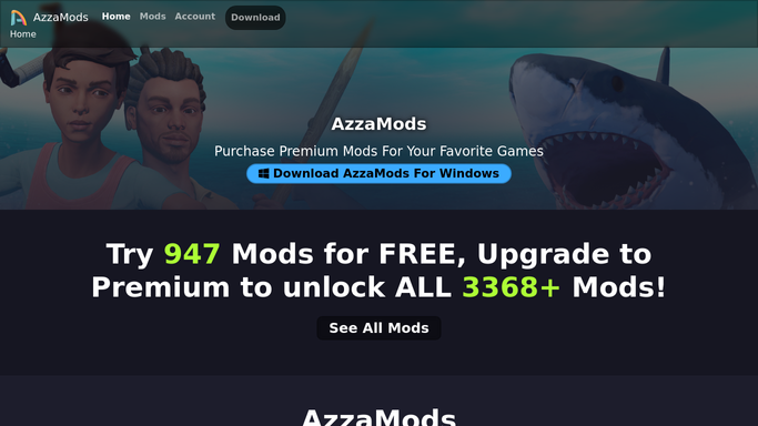 The easiest way to get mods - AzzaMods