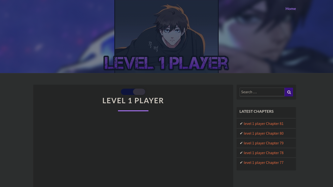 Level 1 Player Manga