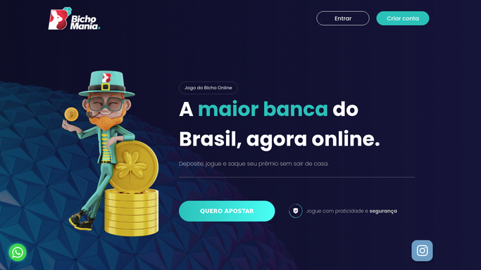 Bicho Mania ♧ A maior banca de jogo do bicho online no Brasil