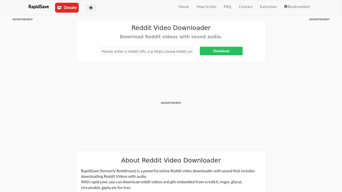 Como baixar vídeos do Reddit usando o site RedditSave