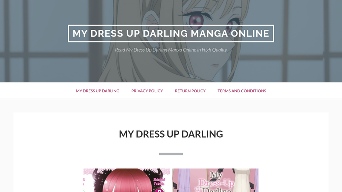 My Dress Up Darling Manga Online - All Chapters